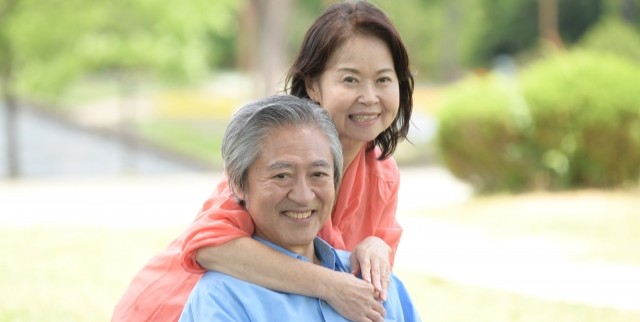老夫婦の写真